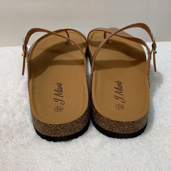 J Mark Rose Gold Urban-05 Sandals Size 8.5 - Picture 4 of 6
